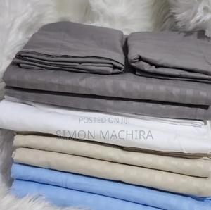 Stripped Cotton Bedsheets Set - main view
