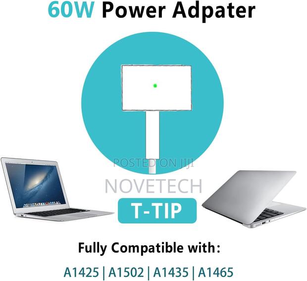 Macbook CHARGER T-Tip Power Adapter With UK Plug - thumbnail 2