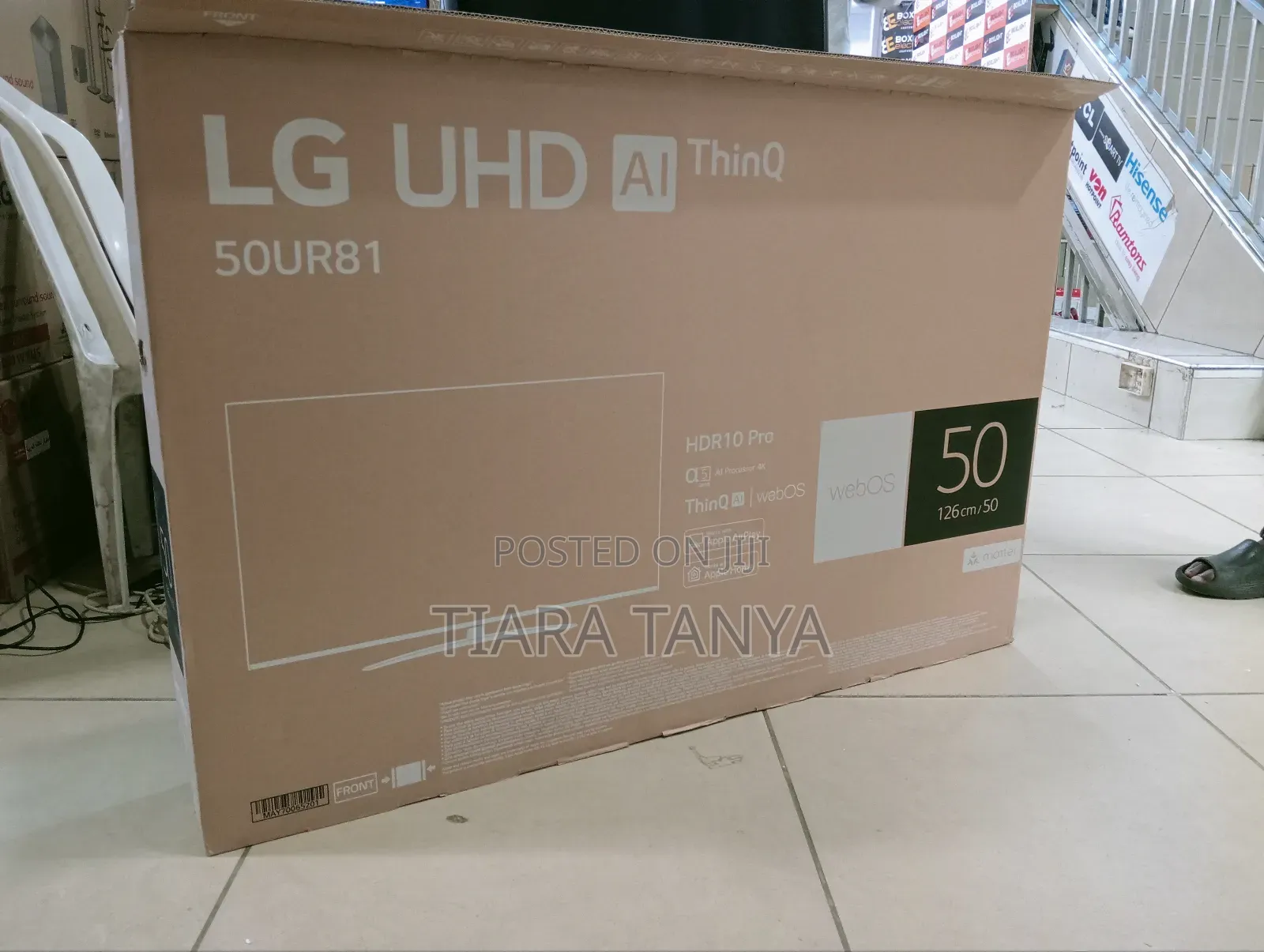 Lg 50" Smart Uhd Ur80 Tv