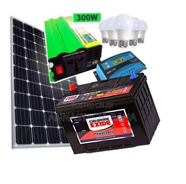 Chloride Exide 70AH Battery Complete Solar Set - main view