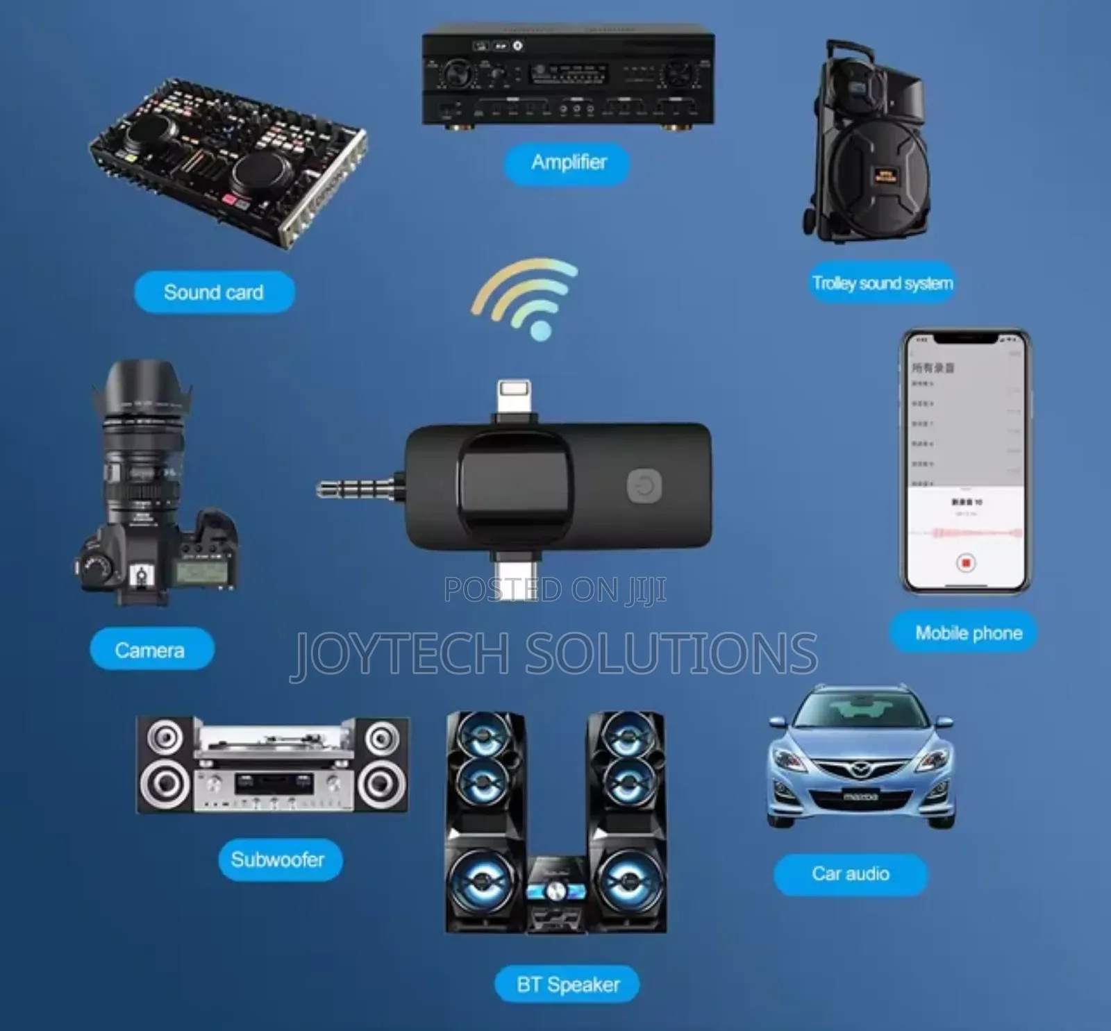 Original High Quality Wireless Universal Receiver Mic