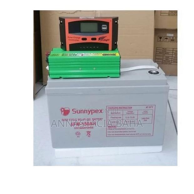 Sunnypex 150AH BATTERY With Free 600 Watts Inverter and 20A - main view