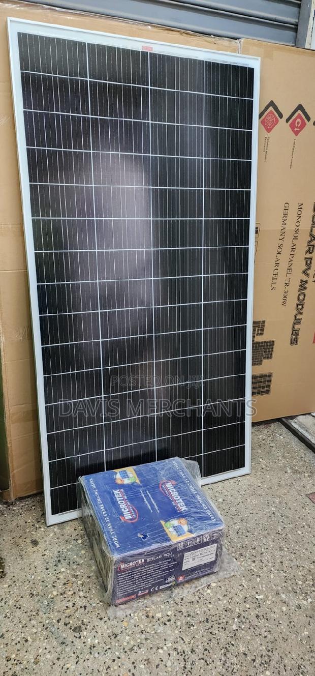 300W Solar Panel and 2kva Hybrid Inverter Back Up System