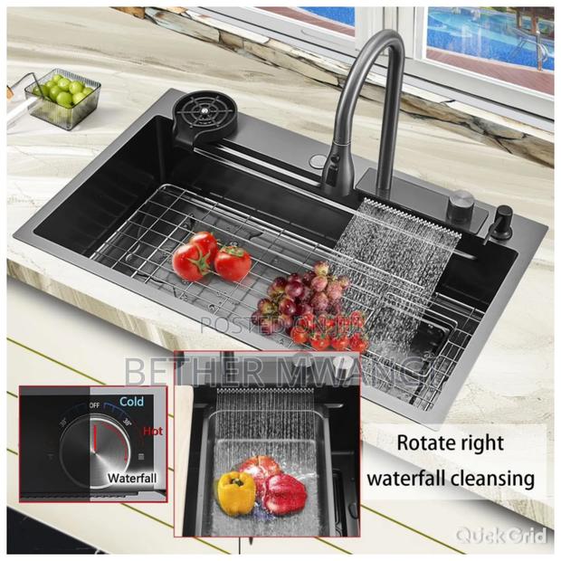 Multifunction- Waterfall Kitchen Sink in Kenya - thumbnail 4