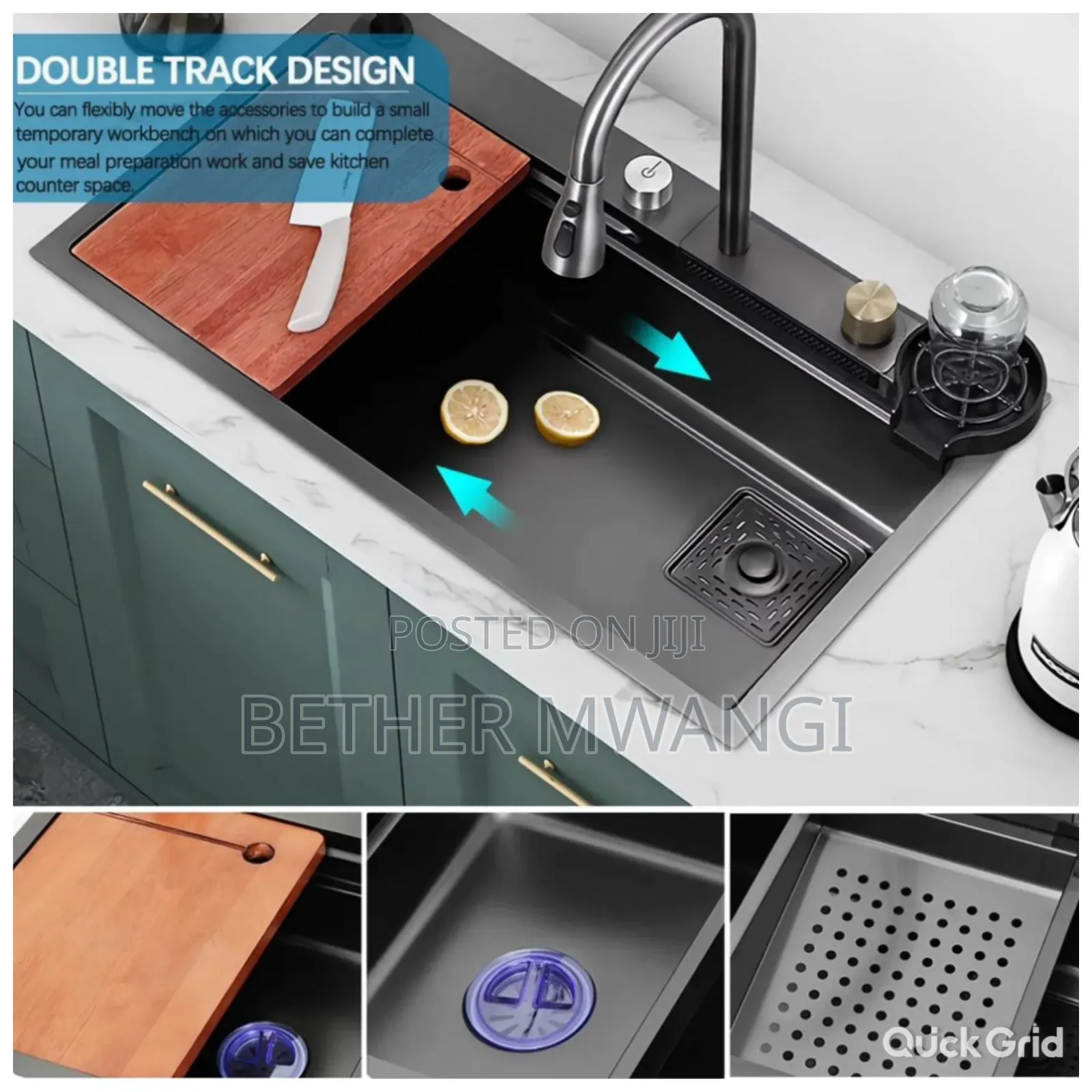 Multifunction- Waterfall Kitchen Sink in Kenya