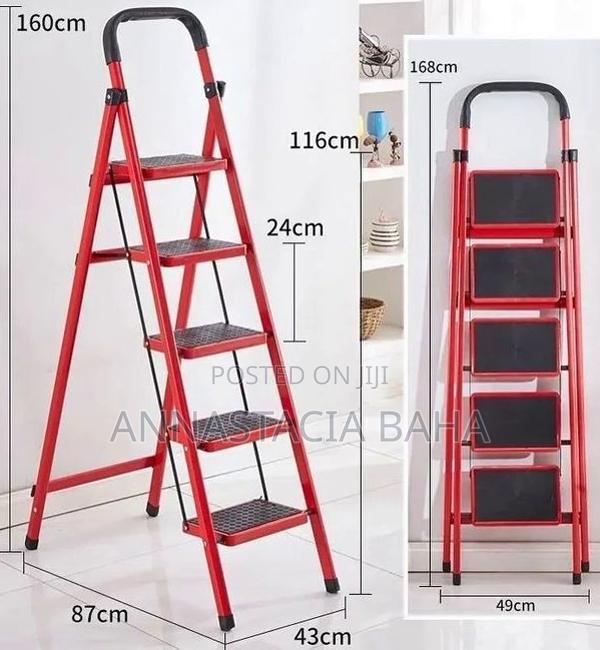 Steel Ladder Foldable 5 Steps - main view