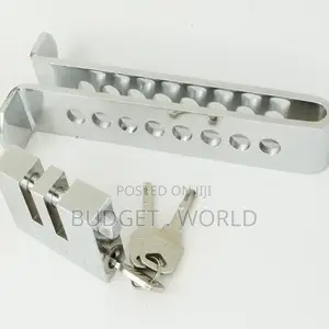 New Stainless Steel 8 Hole Brakeclutch Car Pedal Lock Brake