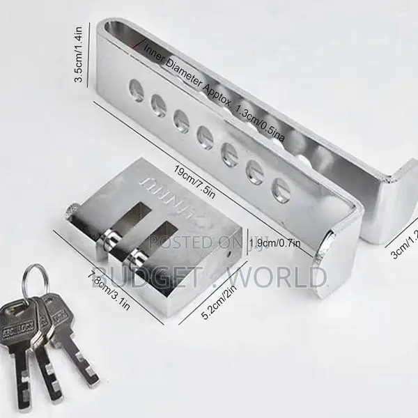Universal Stainless Steel Rust-Free Car Pedal Lock at 