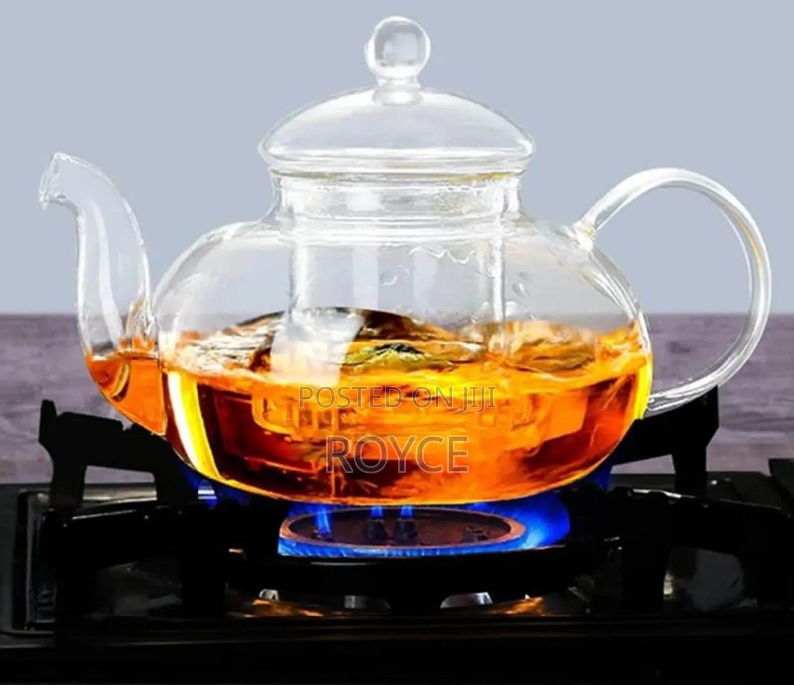 Heat Resistant Glass Tea Pot -{800ml}