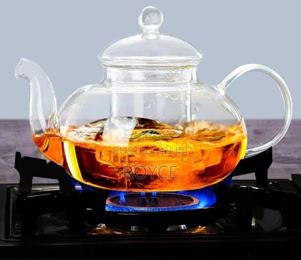 Heat Resistant Glass Tea Pot -{800ml}