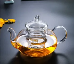 Heat Resistant Glass Tea Pot -{800ml}