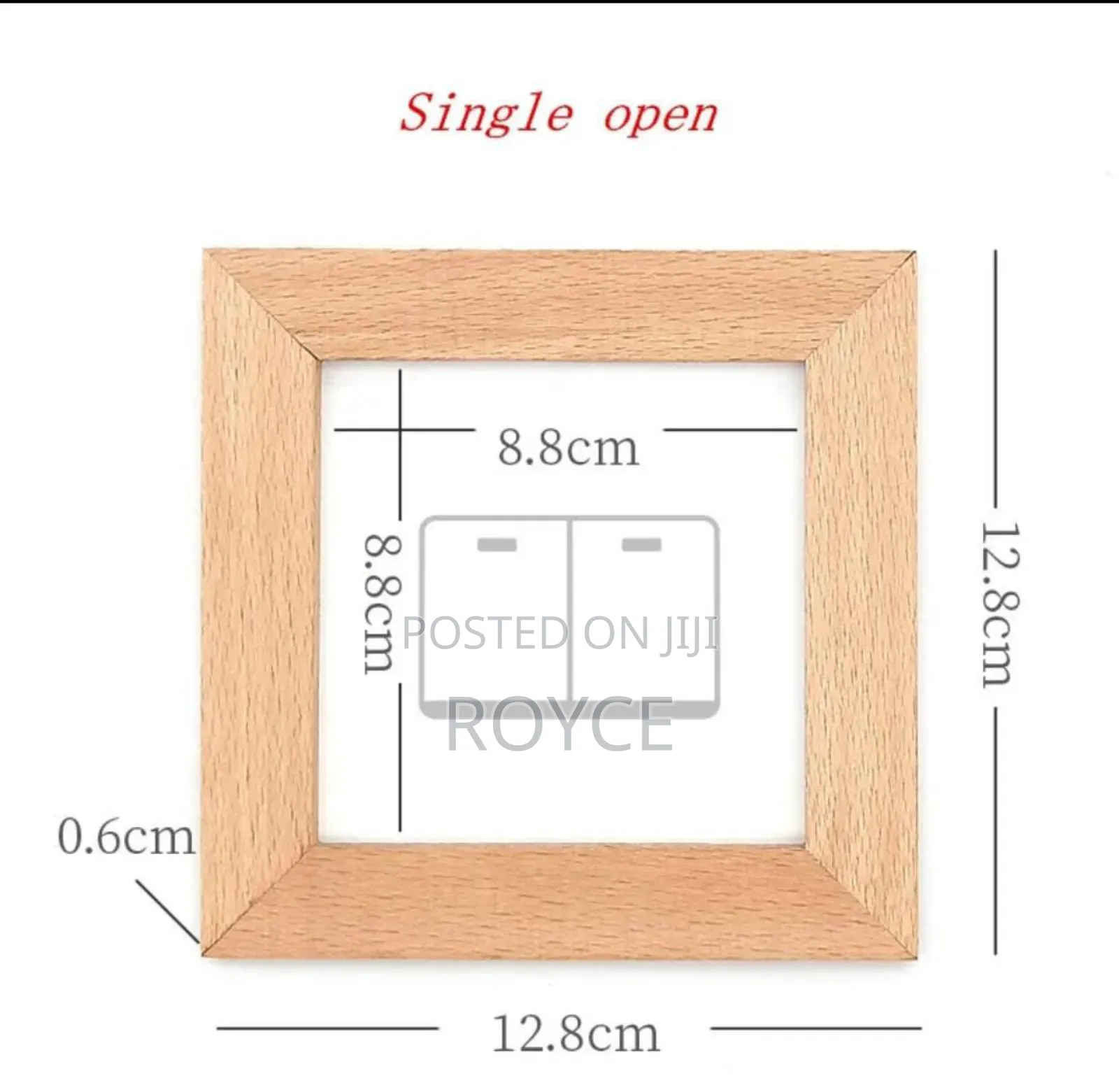 *Decorative Wooden Switch Sticker*