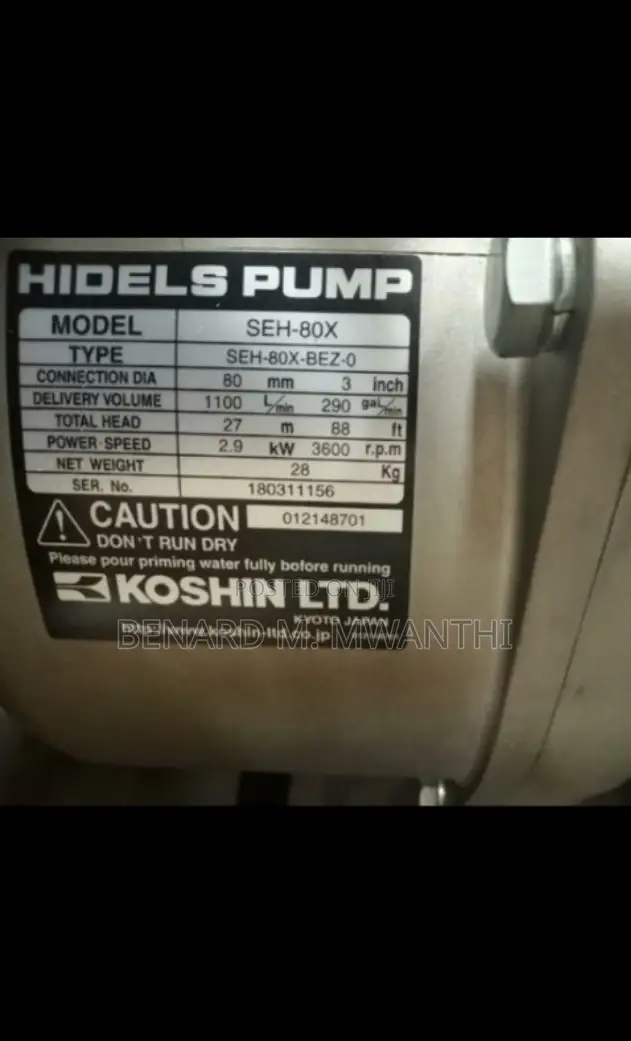 Koshin Honda Water Pump