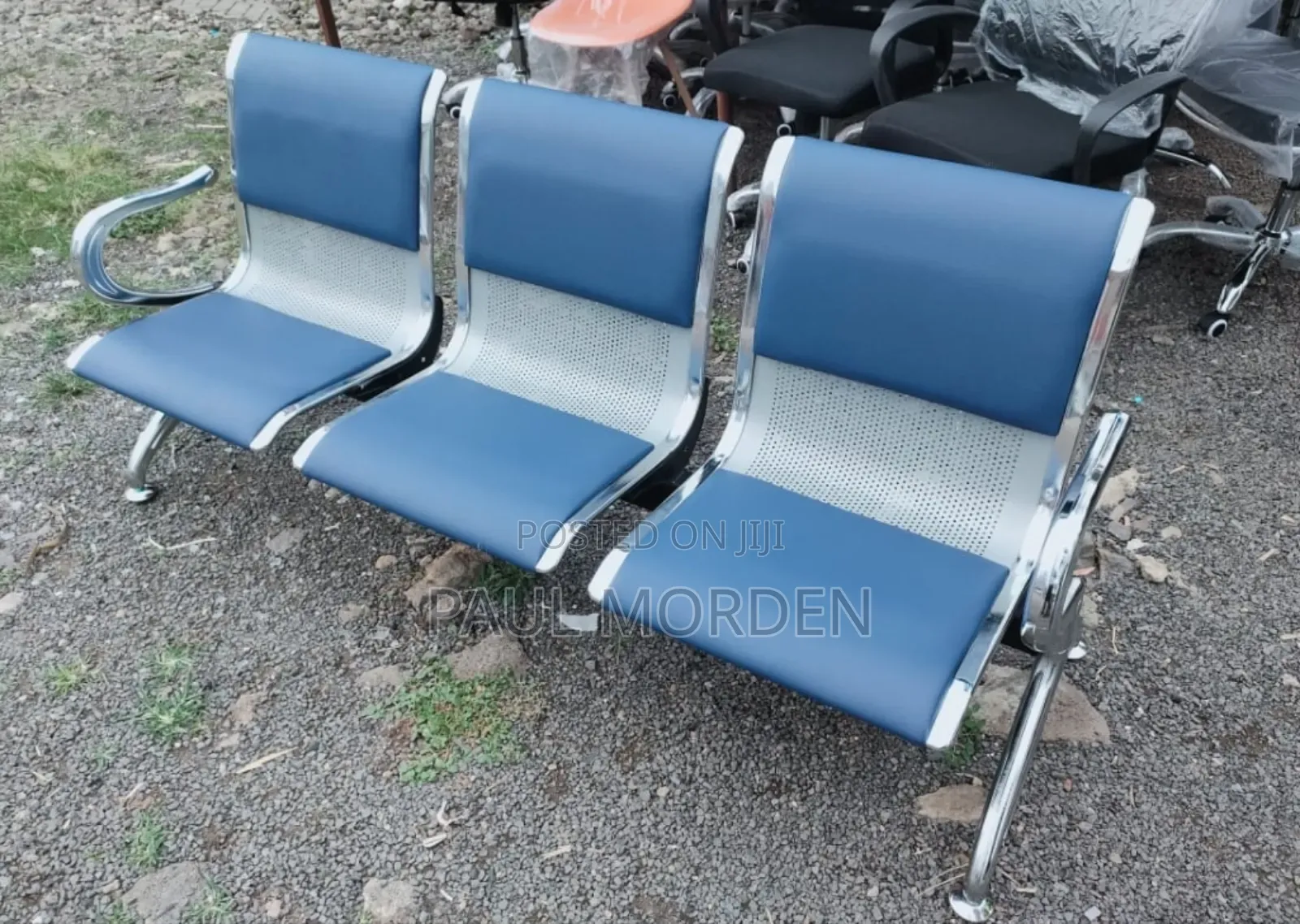 Reception 3 Seater Office Chair