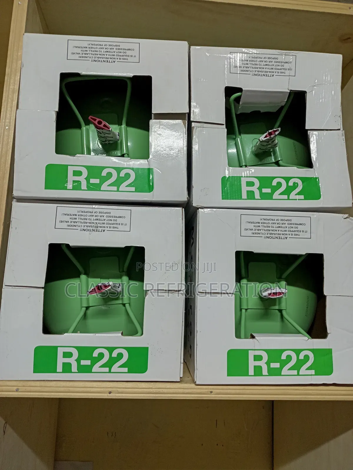 Refrigerant Gas R22 for Air Conditioners