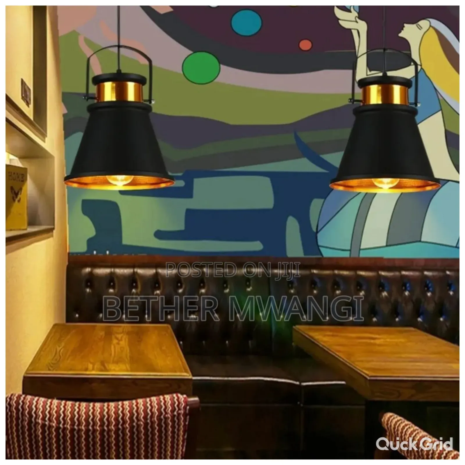 Modern Pendant Light With Free Bulbs in Kenya