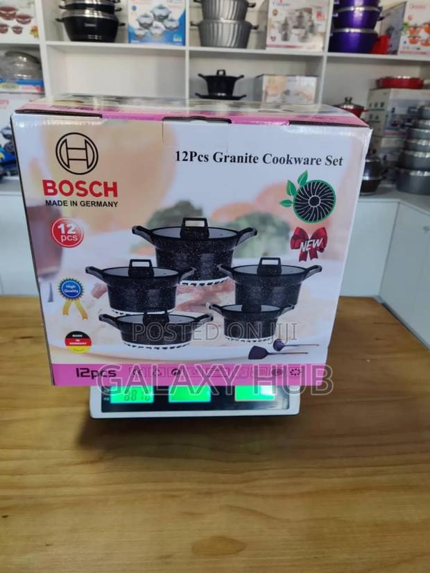 12 Pc's Non Stick Bosch Regina Cookware Set - thumbnail 2
