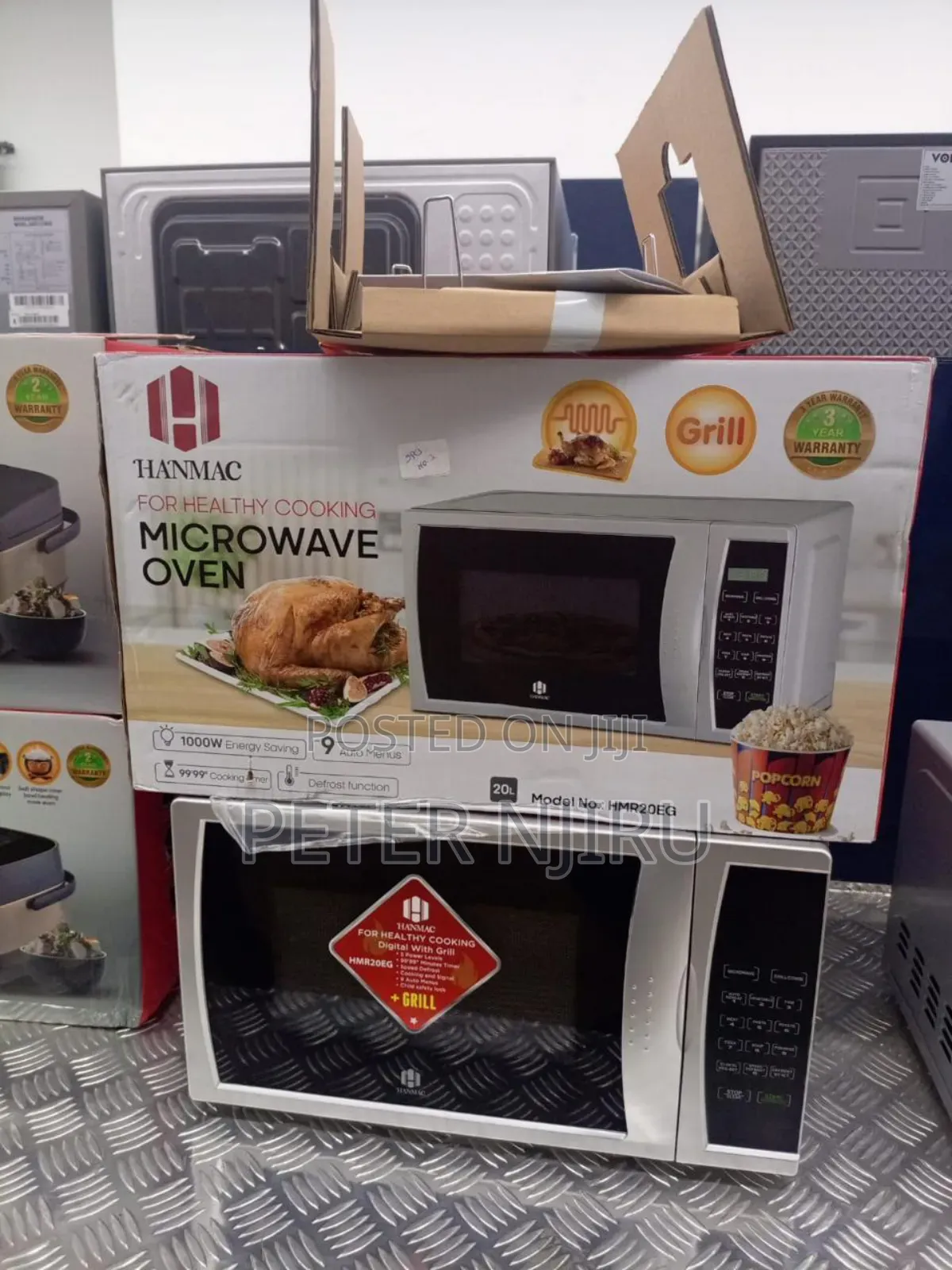 20 L Microwave Silver Digita