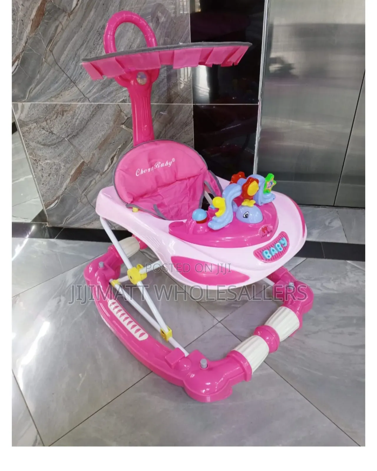 2in1 Baby Walker Pink