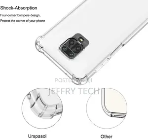 Xiaomi Redmi Note 9 Pro Max Transparent Bumper Case - Clear