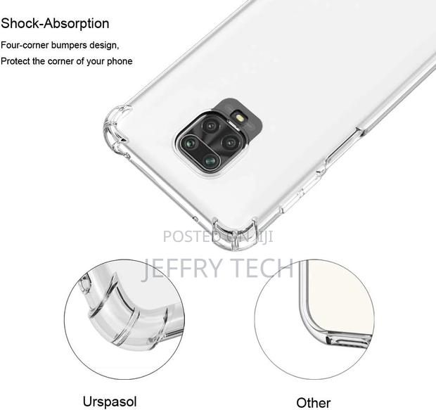 Xiaomi Redmi Note 9 Pro Max Transparent Bumper Case - Clear - thumbnail 2