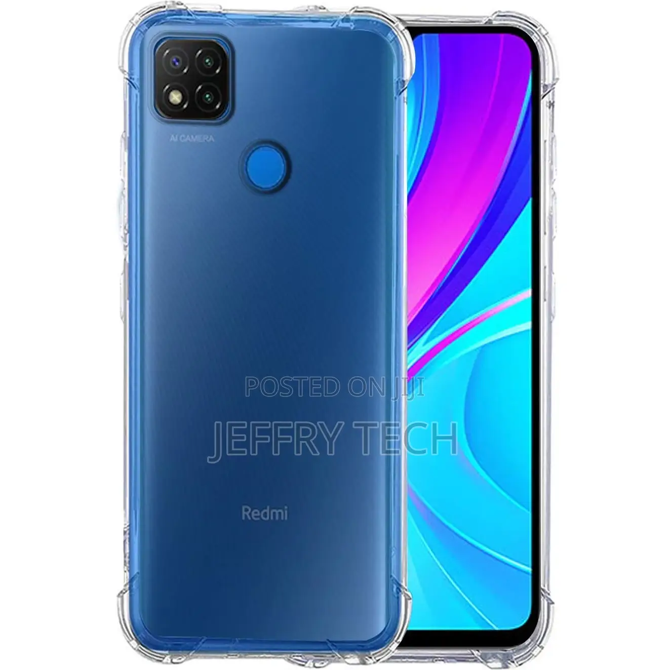Transparent Back Cover for Redmi 9c