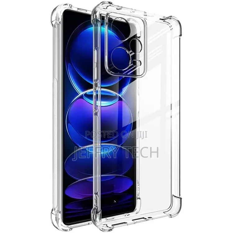 Clear Back Cover for Redmi Note 12 Pro 5G (Bumper Case, Tran