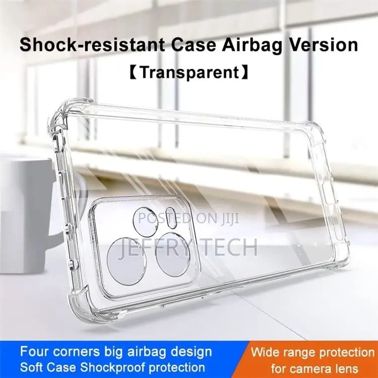 Clear Back Cover for Redmi Note 12 Pro 5G (Bumper Case, Tran
