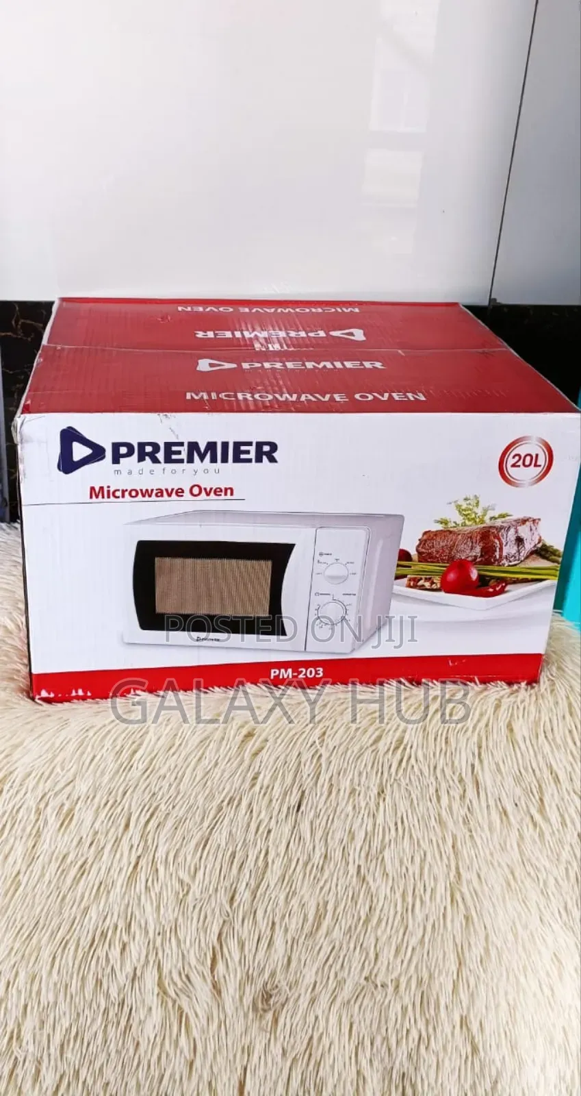 Premier 20litres Manual White Microwave