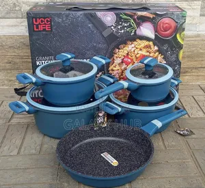 9!Pcs Ucc Granite Heavy Cookware Set