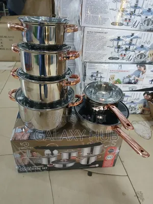 Yemitei 12pcs Cook Ware Set With Glass Lid
