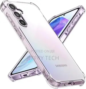 Bumper Case Clear Flexible Back for [ Samsung Galaxy A55 5G
