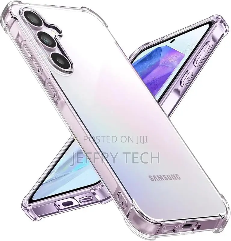 Bumper Case Clear Flexible Back for [ Samsung Galaxy A55 5G