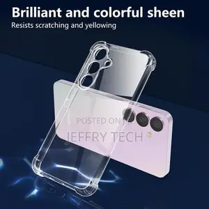 Bumper Case Clear Flexible Back for [ Samsung Galaxy A55 5G
