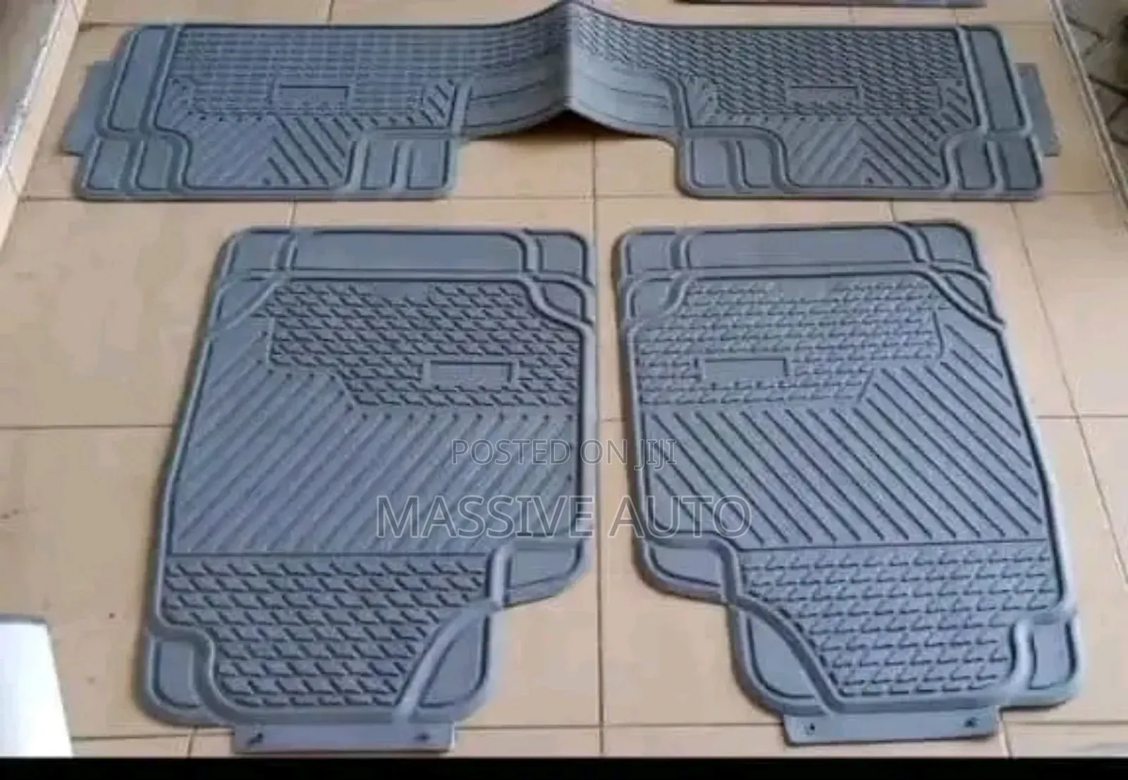 Black 3d Heavy Duty Rubber Car Floor Mats/Universal 5pcs