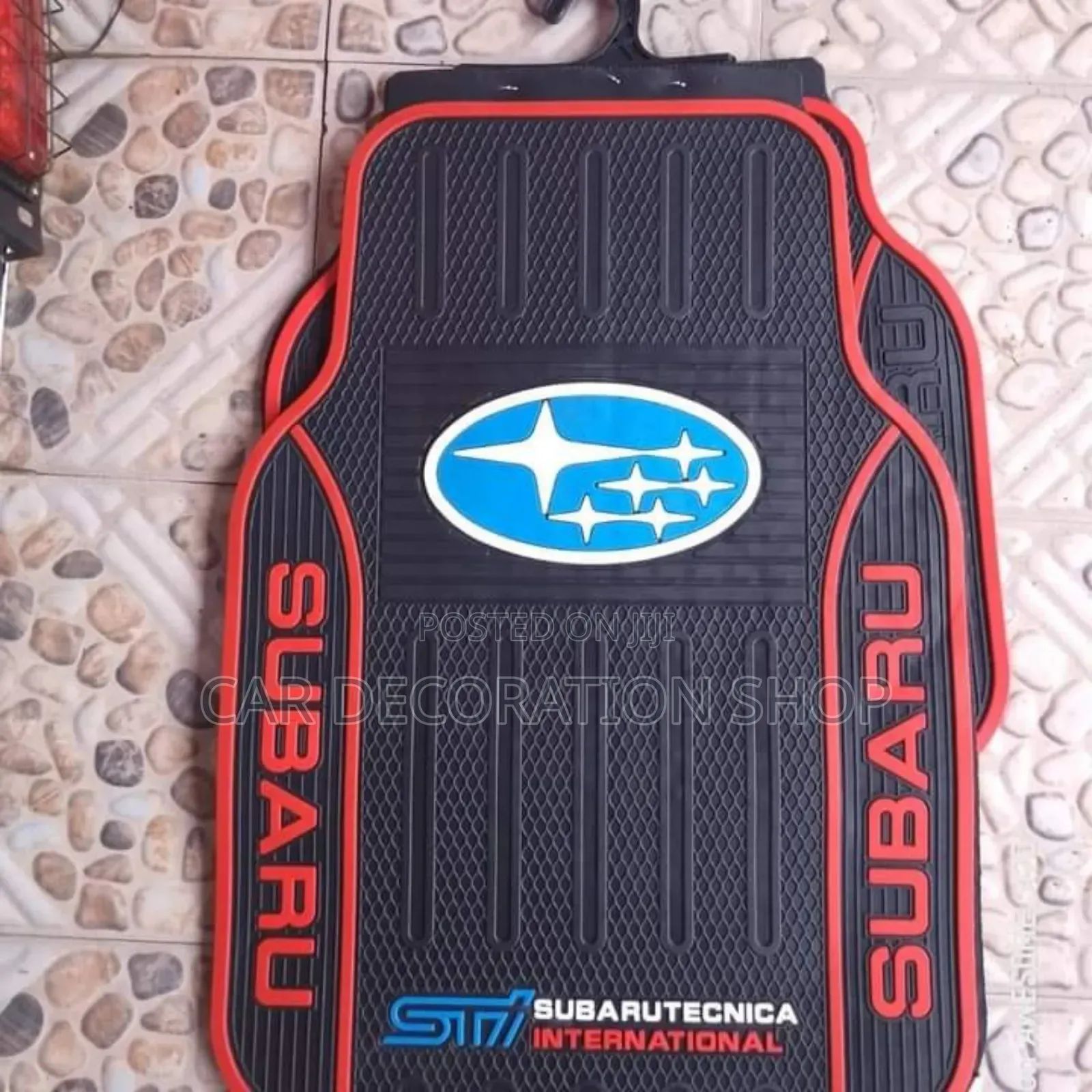 Subaru Car Floor Logo Foot Mats