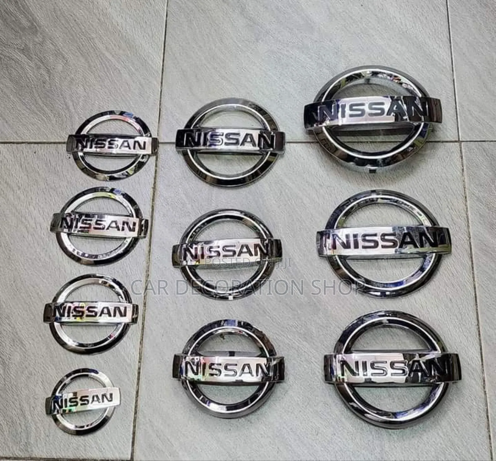 Different Sizes Nissan Boot Replacement Logos