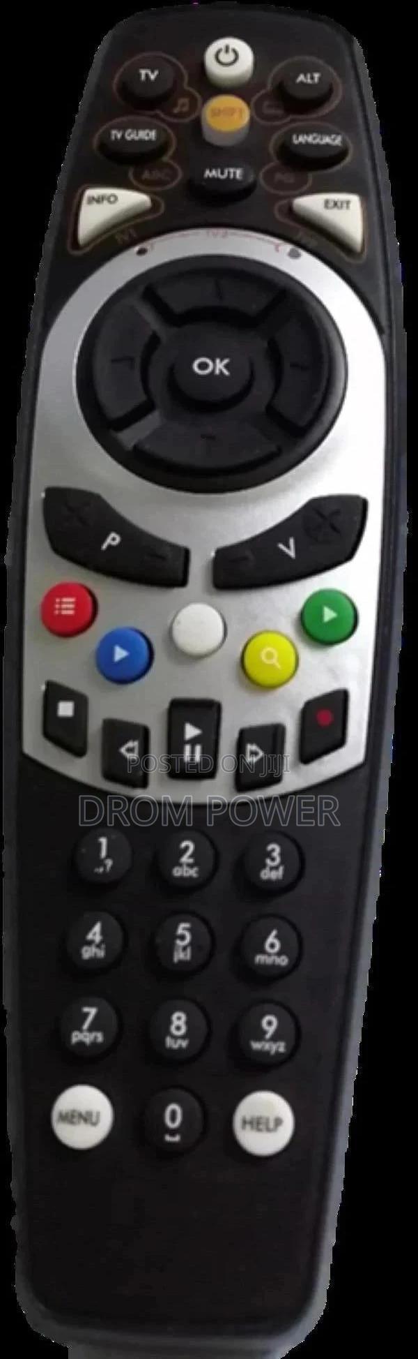 DSTV Remote Silver - main view