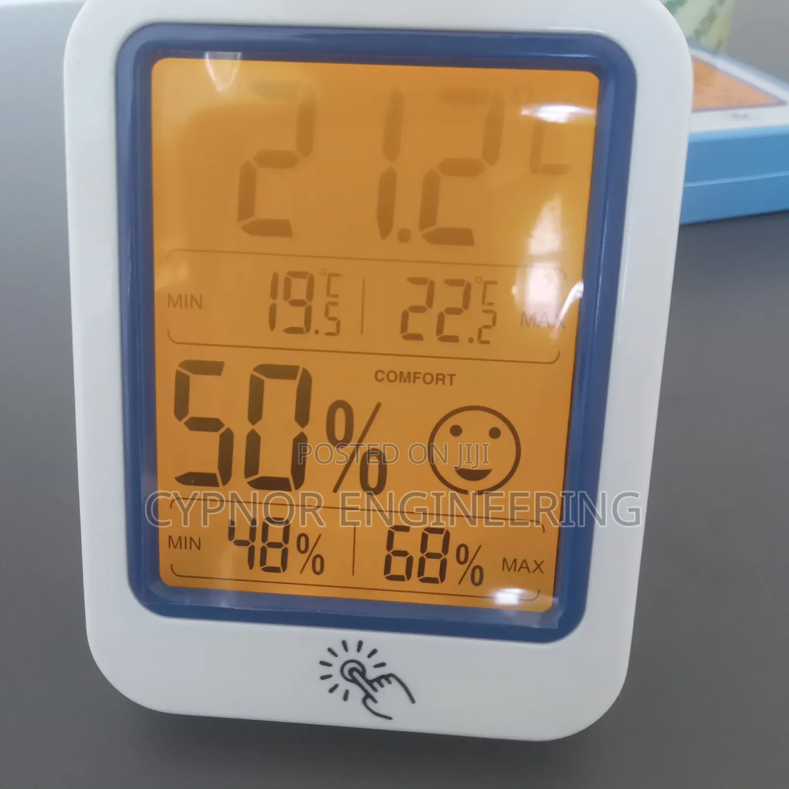 Pharmacy Thermometer With Humidity Sensor