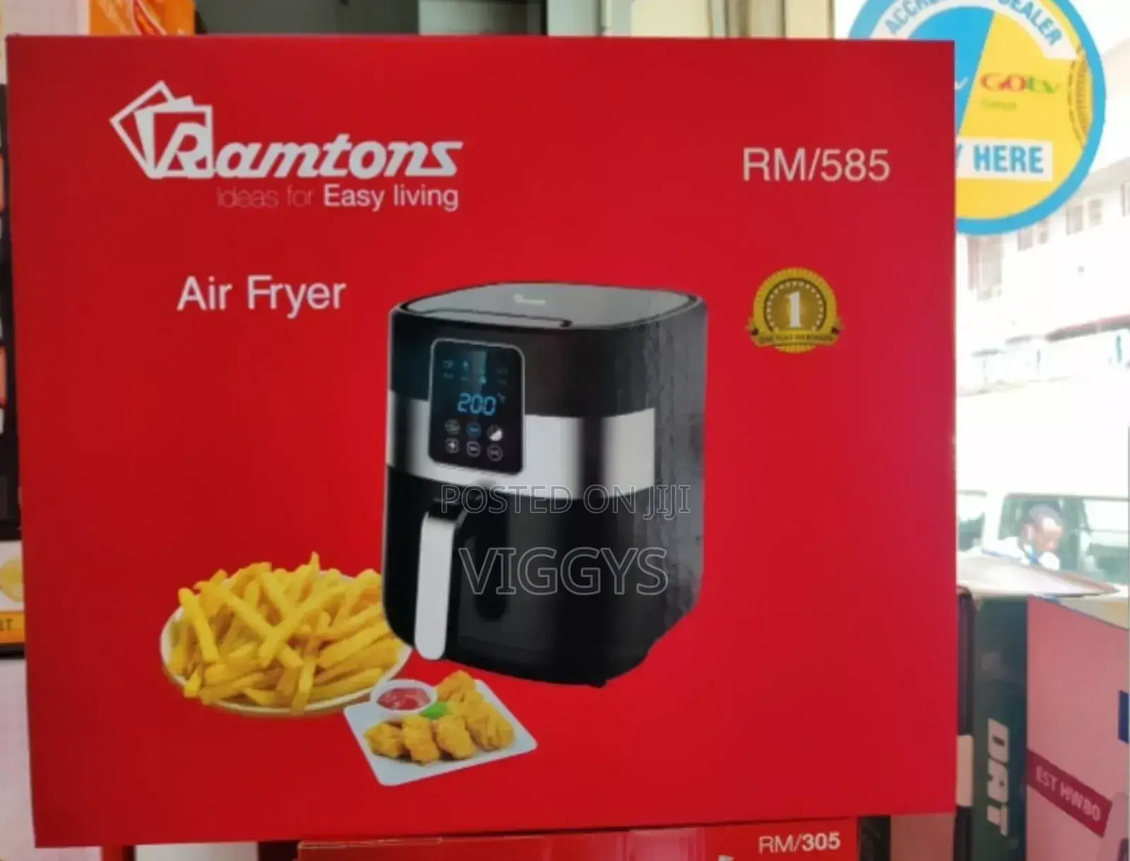 Ramtons Airfryer RM/585 Oil Free Airfryer Ramtons Airfryer