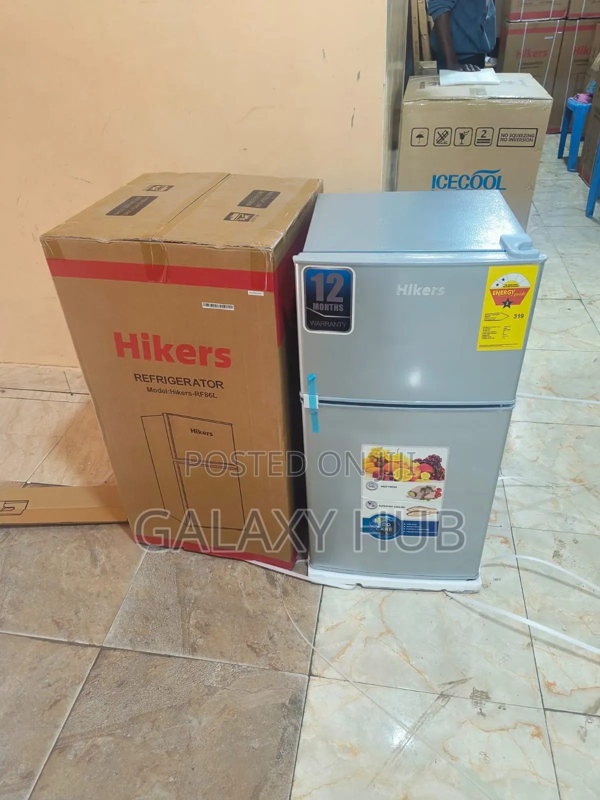 Hiker 86 Litres Double Door Refrigerator
