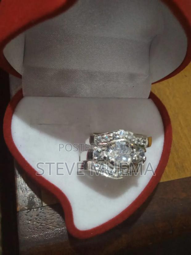 Double Engagement Rings (Pure Silver) - thumbnail 3