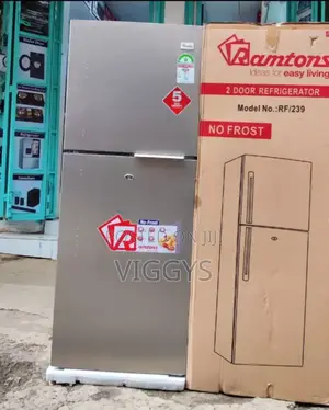 Ramtons Fridge 196L No Frost RF/239 Double Door Fridge.
