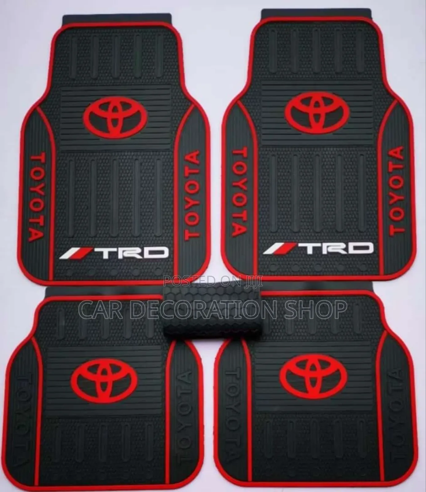 Toyota Rubber Mats for 5 Seater Cars