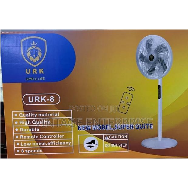 "URK" Stand Fan With Remote