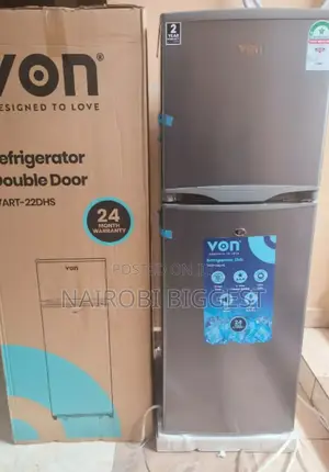 Von 138 Litres Double Door Refrigerator