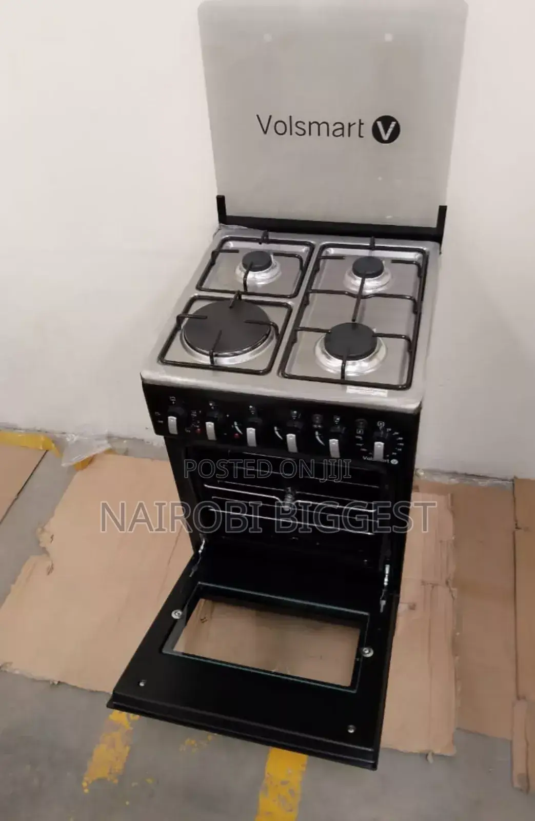 Volsmart 3gas+1 Electric 50×55cm Standing Cooker With Electric Oven