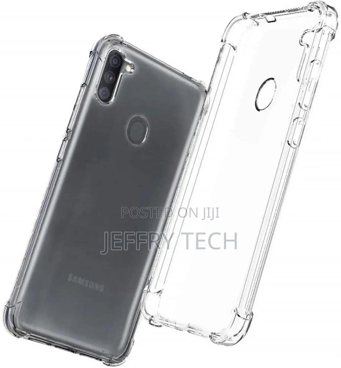 Bumper Case Clear Flexible Back Cover for Samsung Galaxy A11