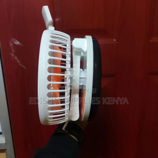 Folding Fan, Portable Folding Fan, Table Fan With LED Light - thumbnail 5
