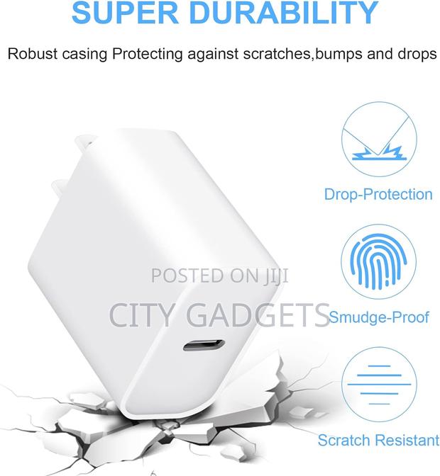 Apple 20W USB-C Power Adapter - iPhone Charger - thumbnail 3
